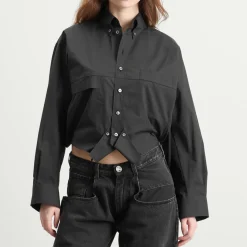 MM6 Maison Margiela Long Sleeve Upside Down Shirt
