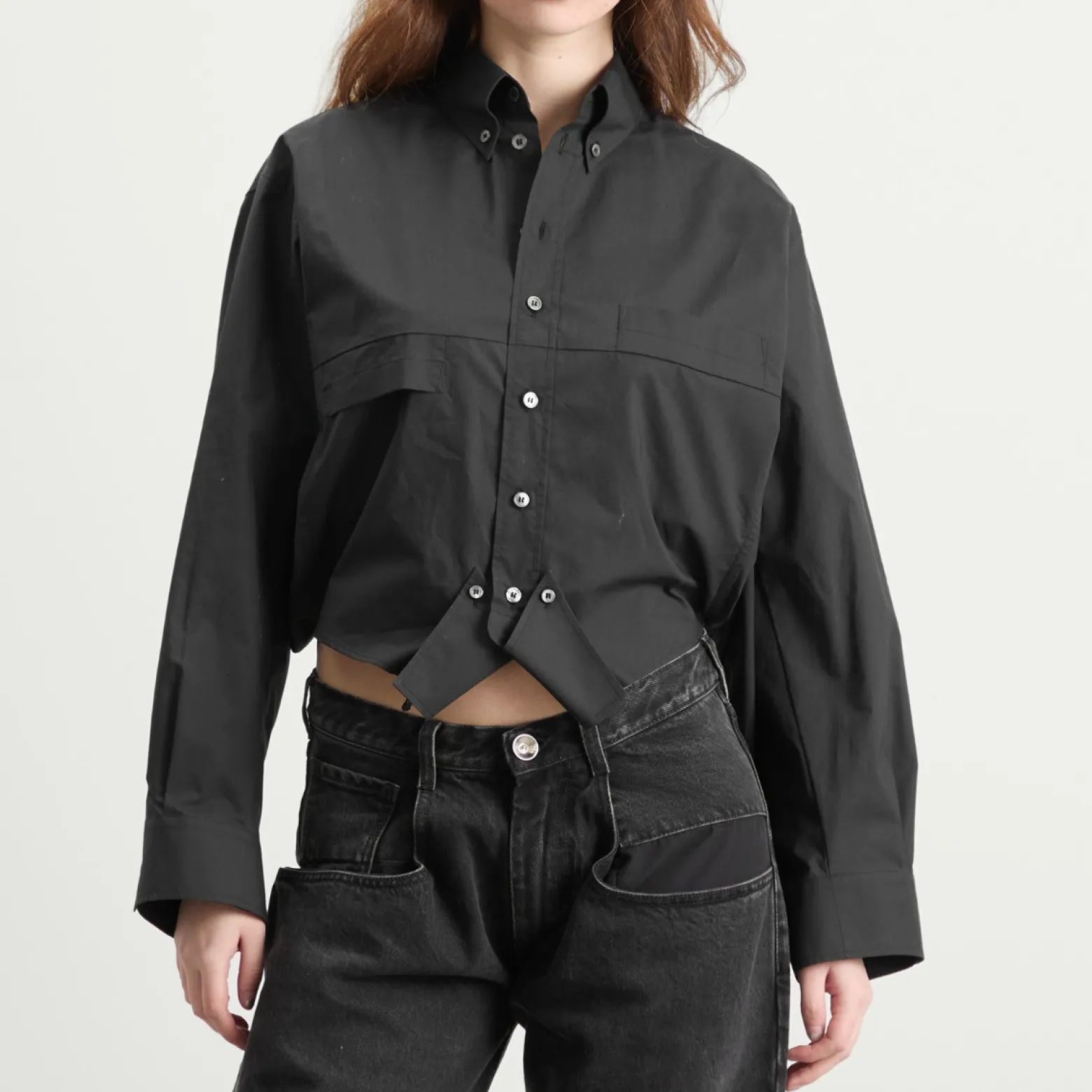 MM6 Maison Margiela Long Sleeve Upside Down Shirt