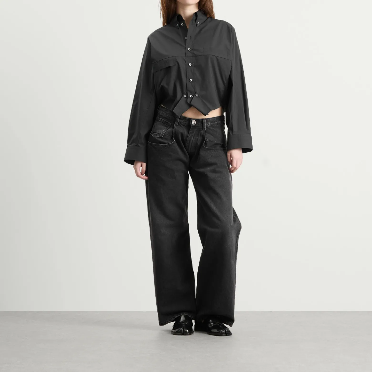MM6 Maison Margiela Long Sleeve Upside Down Shirt