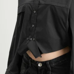 MM6 Maison Margiela Long Sleeve Upside Down Shirt