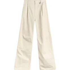 MM6 Maison Margiela Pleat Front Wide Leg Trousers