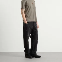 MM6 Maison Margiela Relaxed Straight Leg Elasticated Jeans