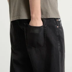 MM6 Maison Margiela Relaxed Straight Leg Elasticated Jeans