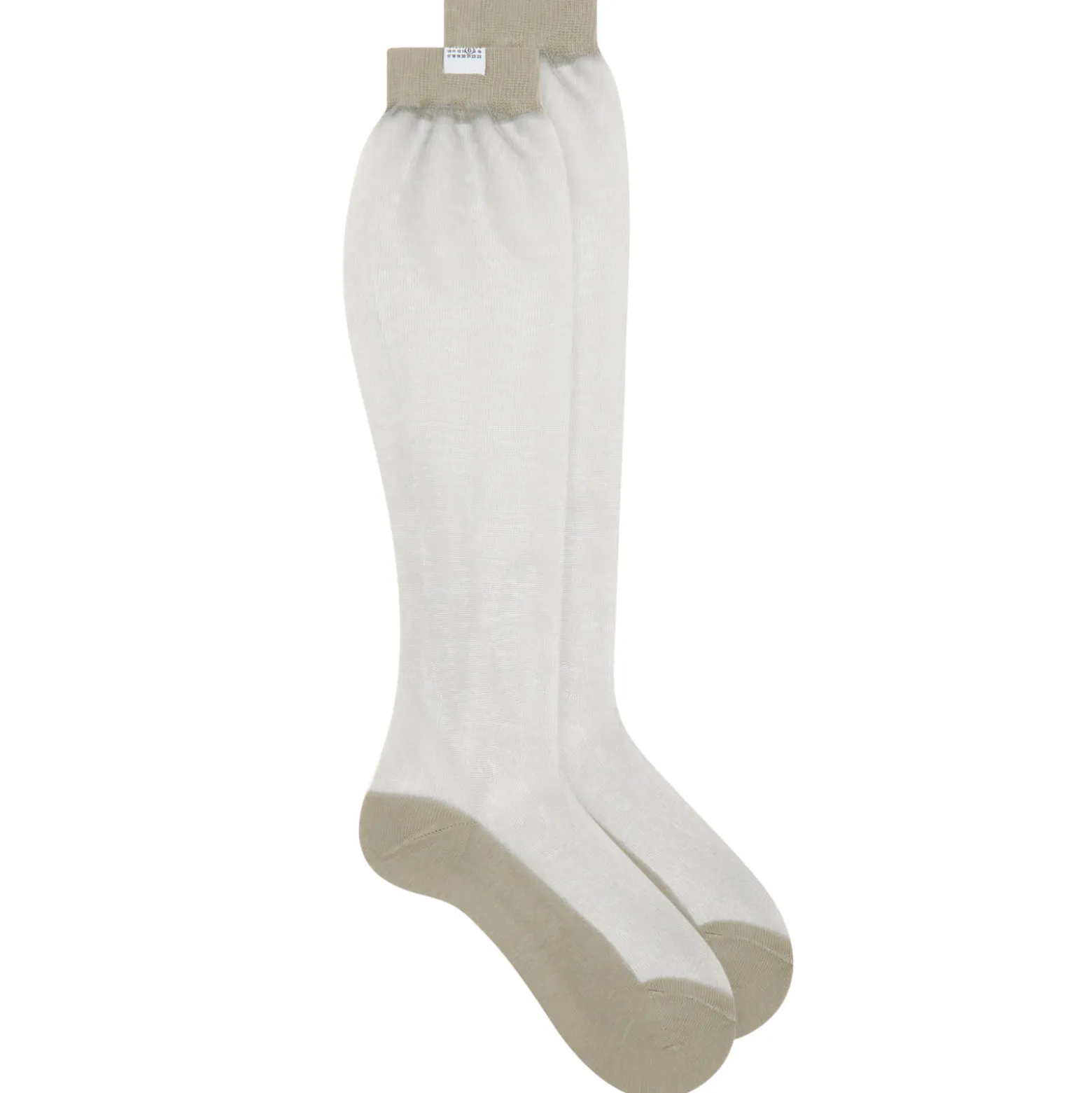 MM6 Maison Margiela Sheer Knee High Socks