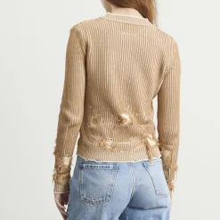 MM6 Maison Margiela Shredded Knit Jumper