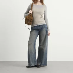 MM6 Maison Margiela Wide Leg Jeans