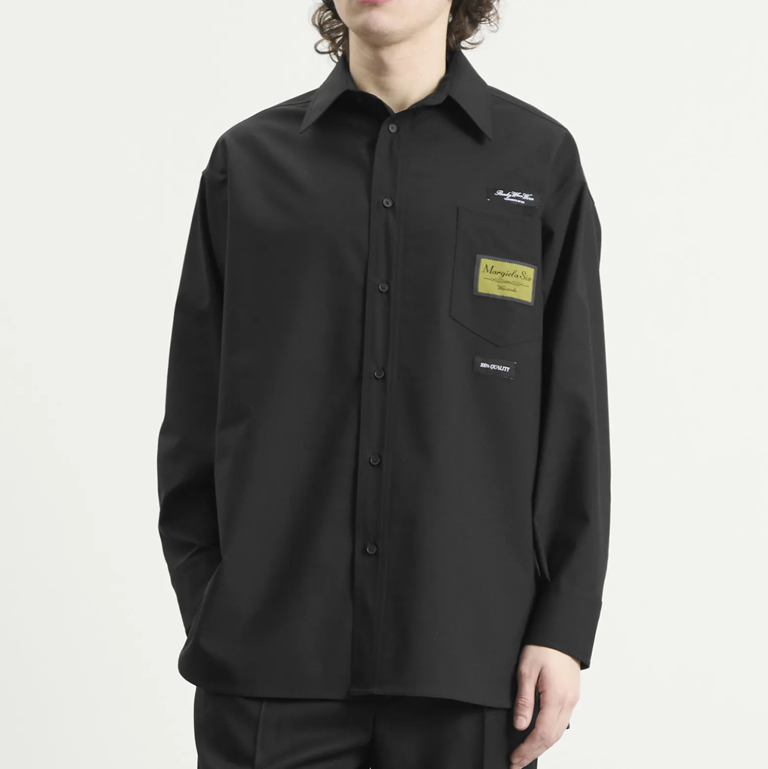 MM6 Maison Margiela Wool Blend Tailored Shirt