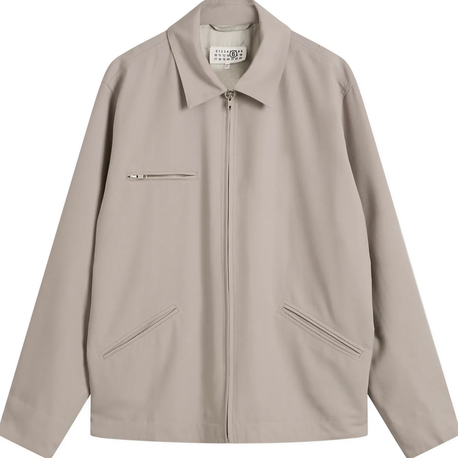 MM6 Maison Margiela Zip Through Overshirt