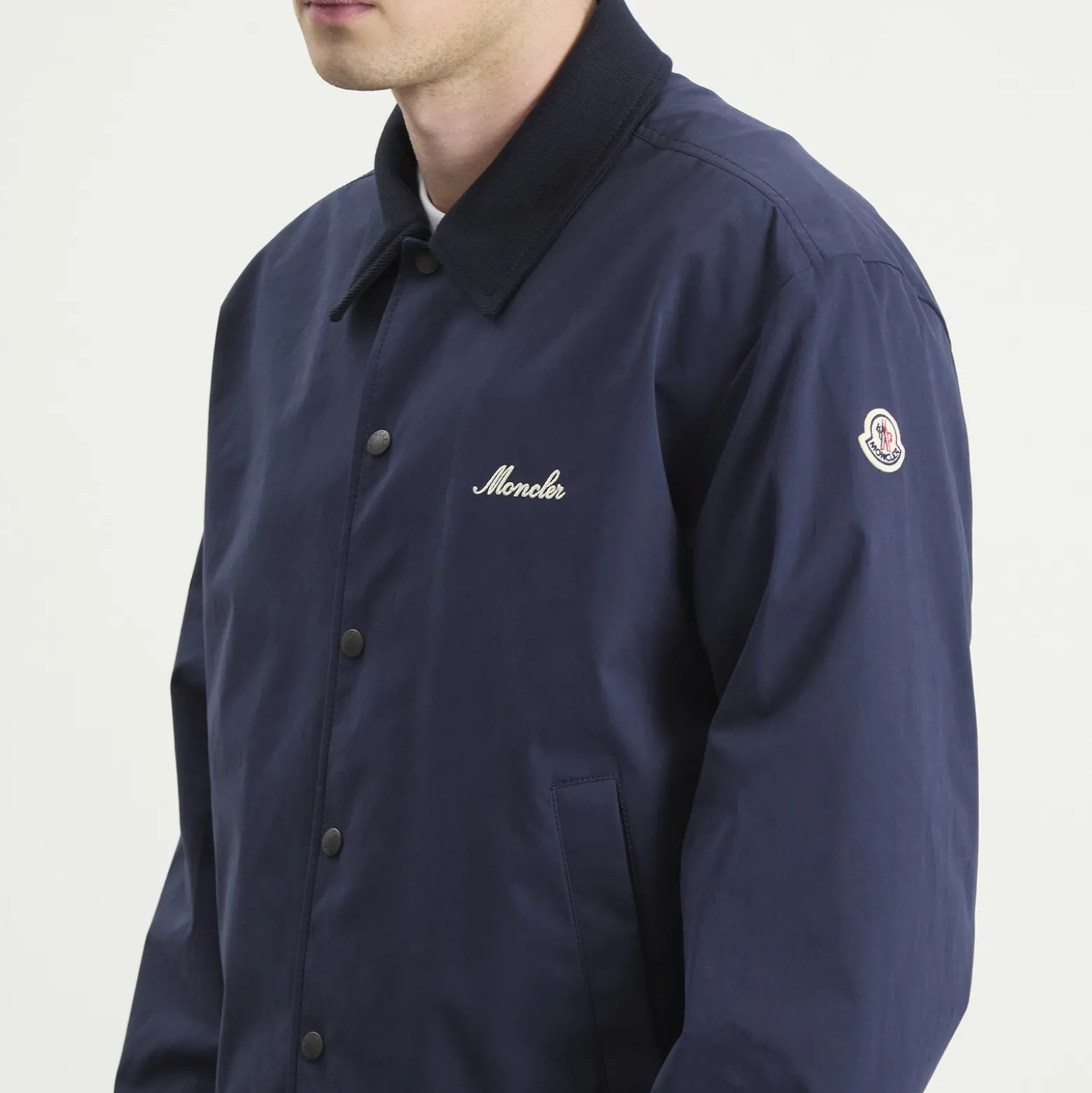 Moncler Arinell Brushed Cotton Shirt Jacket