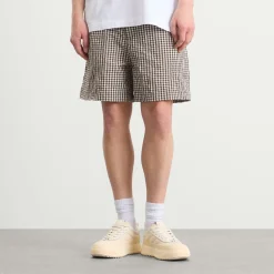 Moncler Check Drawstring Shorts