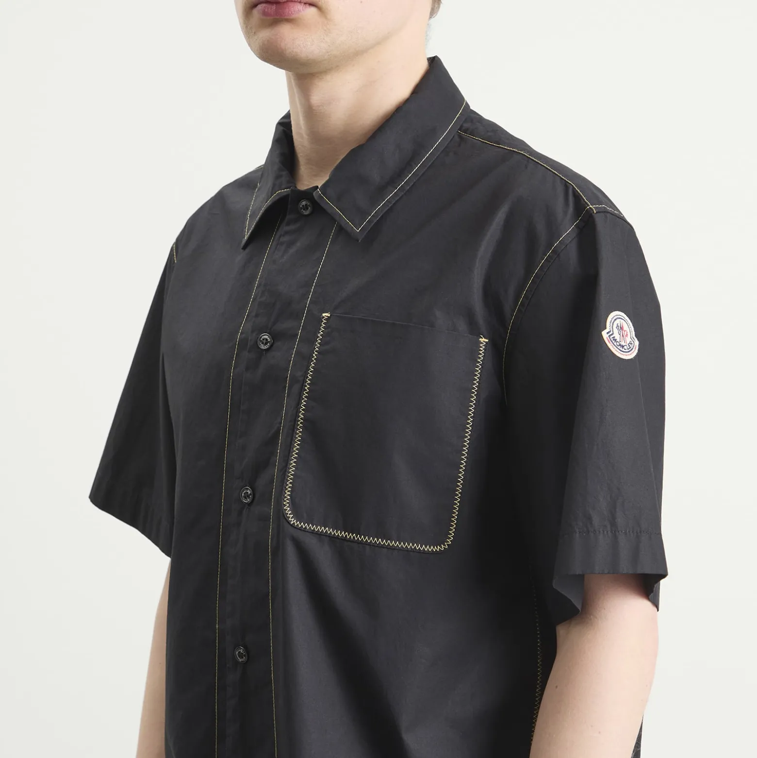Moncler Contrast Stitch Shirt
