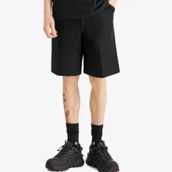 Moncler Cotton Gaberdine Shorts