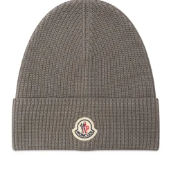Moncler Cotton Logo Beanie