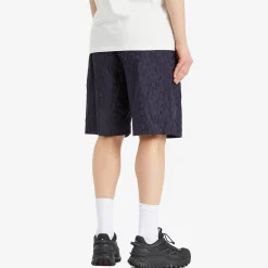Moncler Cotton Monogram Jacquard Shorts