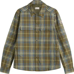 Moncler Eco Nylon Check Shirt Jacket