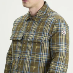 Moncler Eco Nylon Check Shirt Jacket
