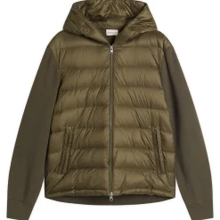 Moncler Hybrid Zip Through Hooded Jacket