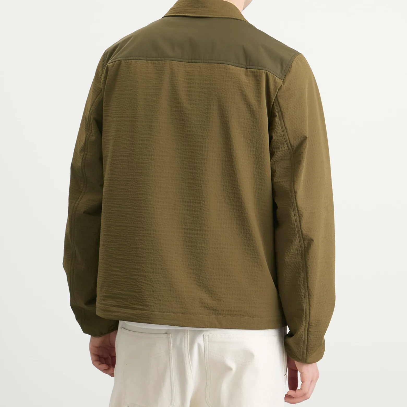 Moncler Nylon Seersucker Shirt