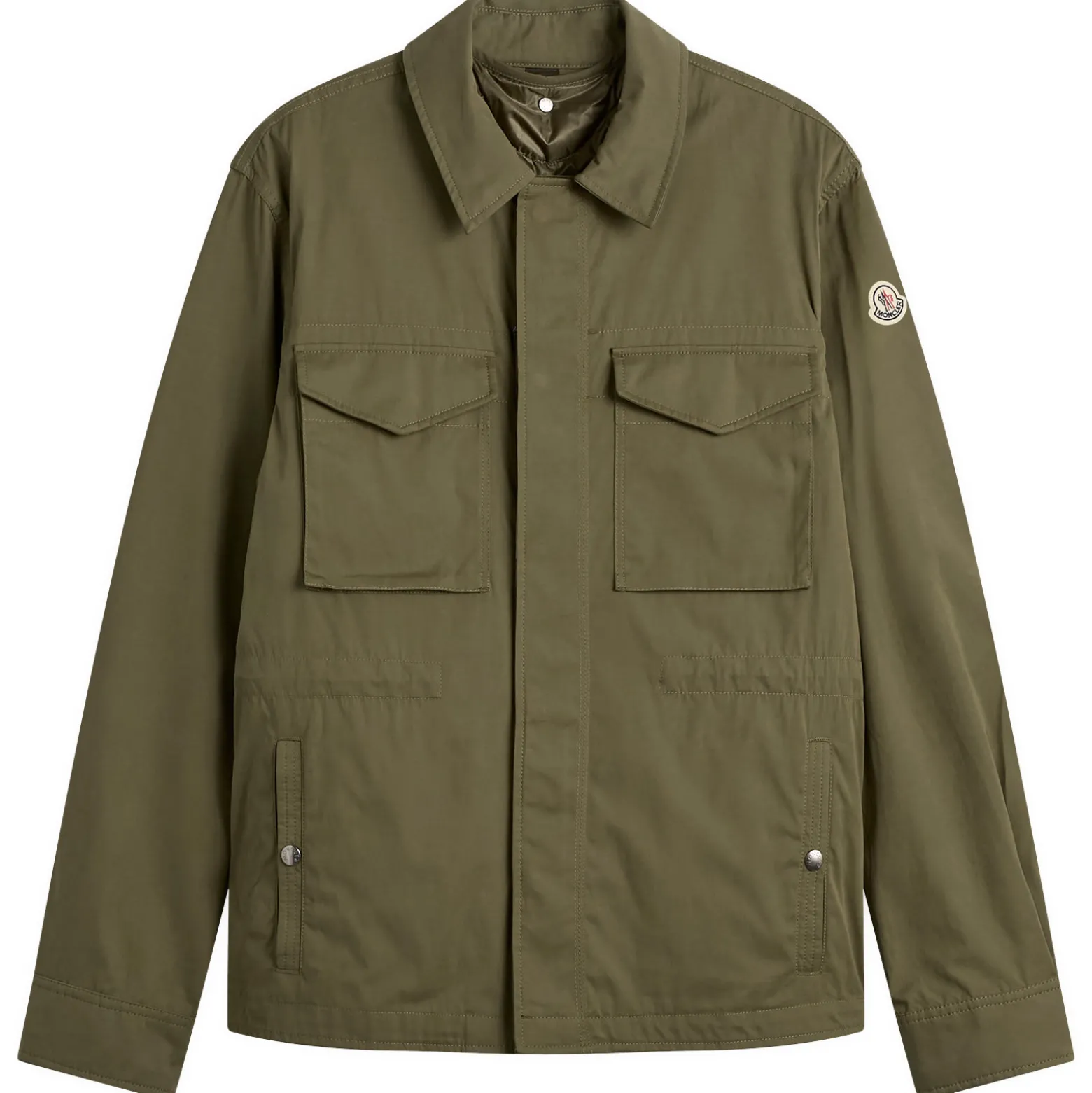 Moncler Roquille Brushed Cotton Shirt Jacket