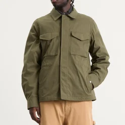 Moncler Roquille Brushed Cotton Shirt Jacket