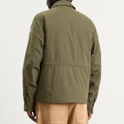Moncler Roquille Brushed Cotton Shirt Jacket
