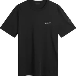 Moncler Stripe Logo Short Sleeve T-Shirt