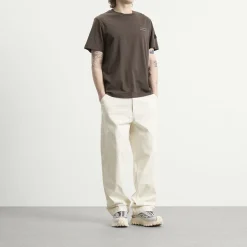 Moncler Stripe Logo Short Sleeve T-Shirt