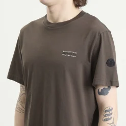 Moncler Stripe Logo Short Sleeve T-Shirt