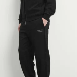 Moncler Stripe Logo Sweatpants