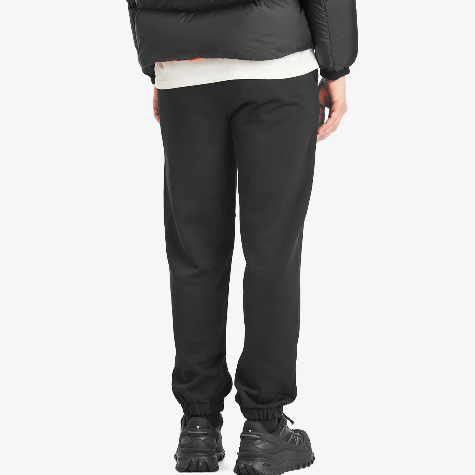 Moncler Swoosh Logo Cotton Sweat Pants