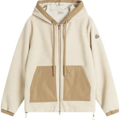 Moncler Teddy Fleece Zip Up Hooded Fleece