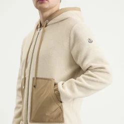 Moncler Teddy Fleece Zip Up Hooded Fleece