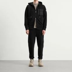 Moncler Zip Through Patch Hoodie