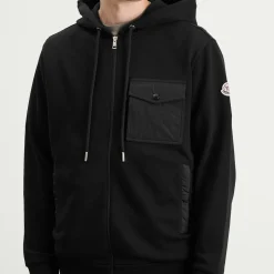 Moncler Zip Through Patch Hoodie