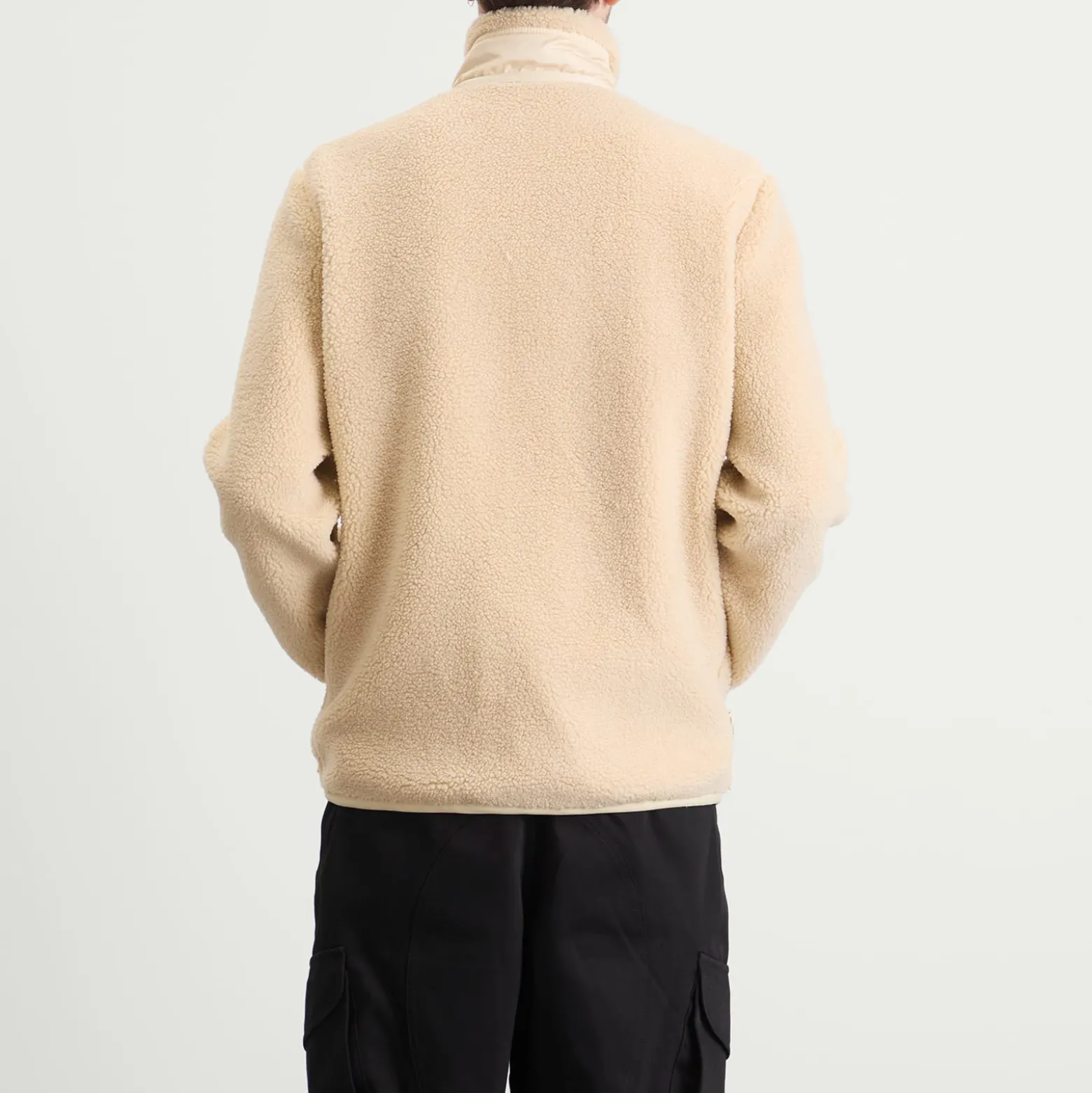 Moncler Zip Up Teddy Fleece Cardigan