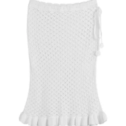 My Mum Made It Lace Knit Midi Skirt