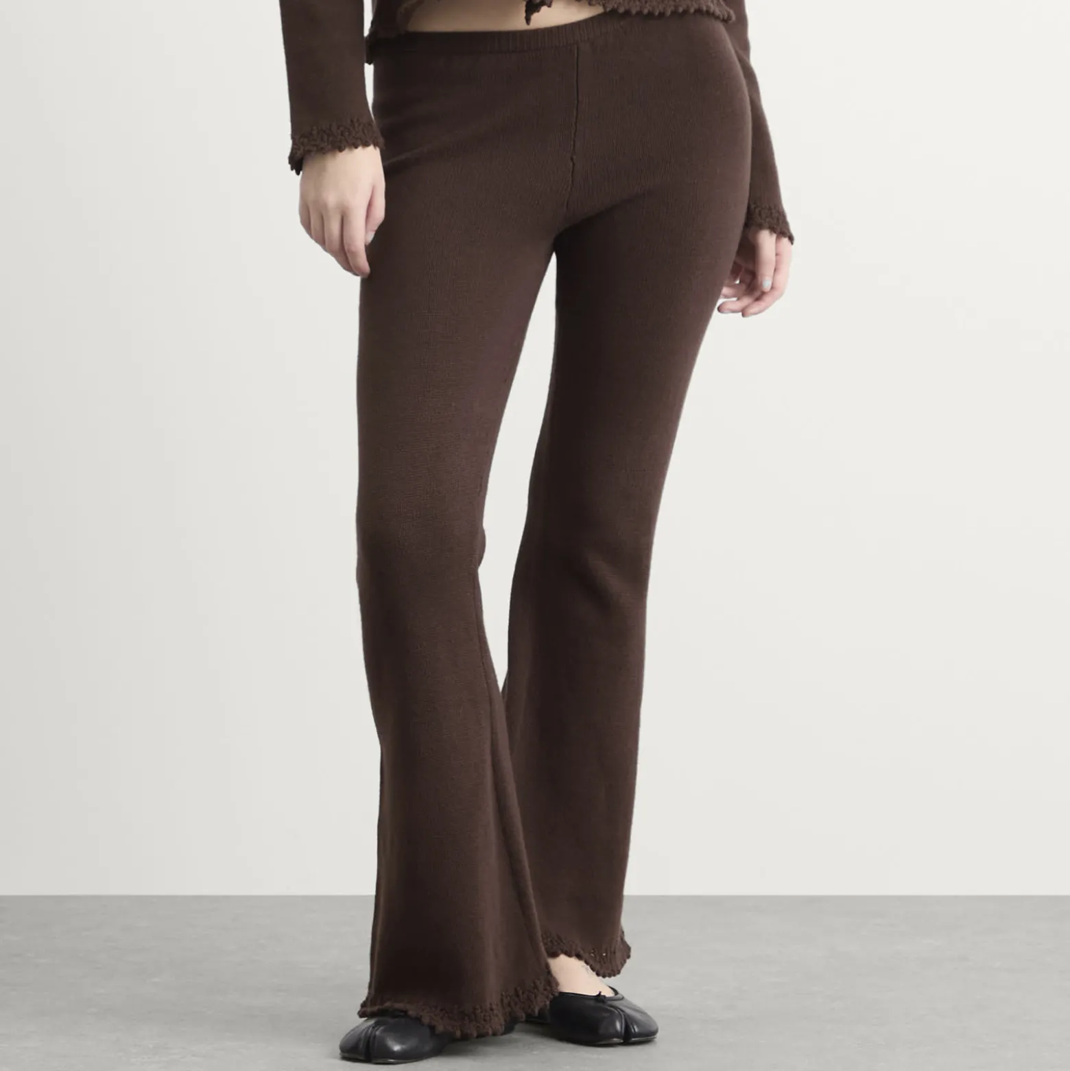 My Mum Made It Lace Knit Pants