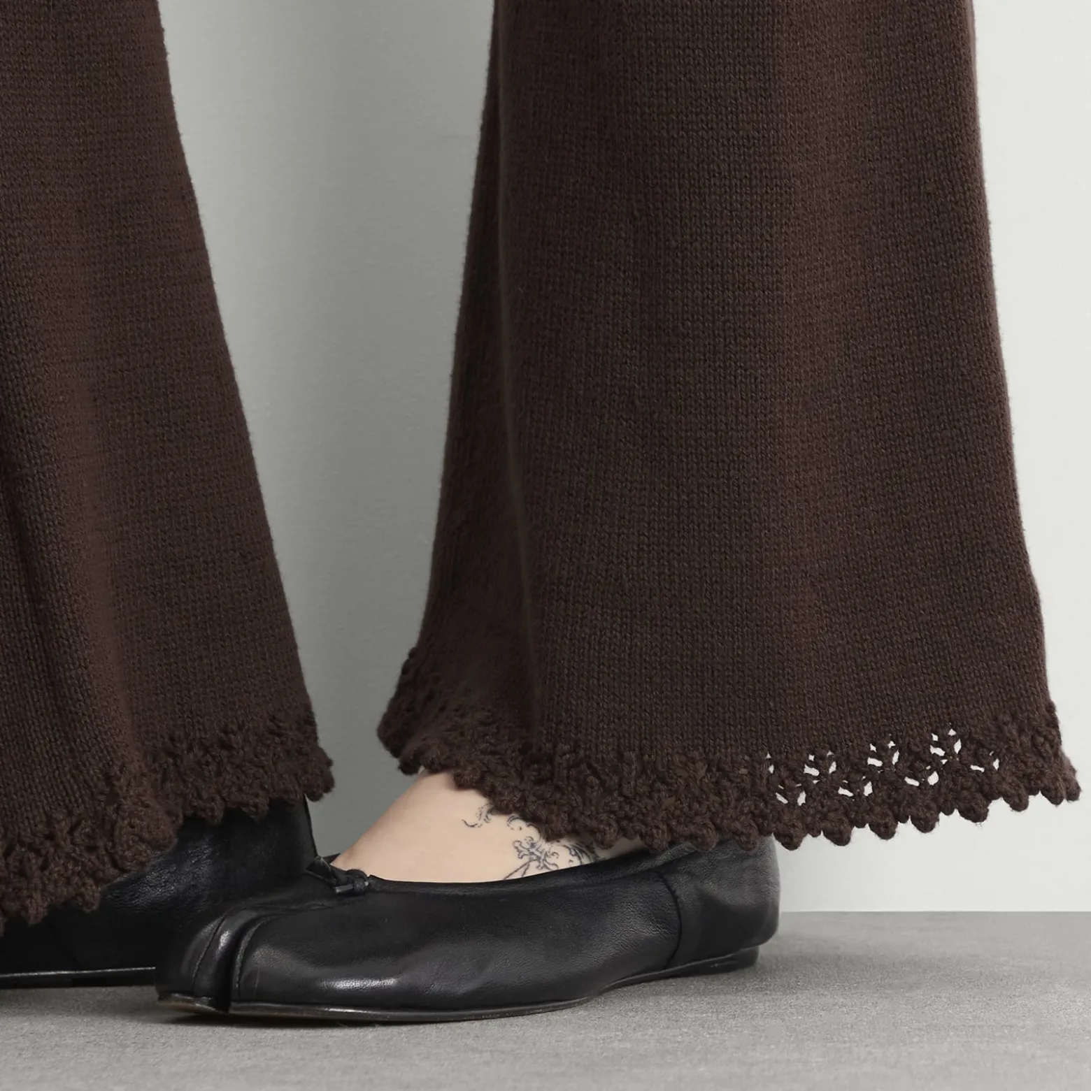 My Mum Made It Lace Knit Pants