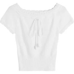 My Mum Made It Lace Knit Top