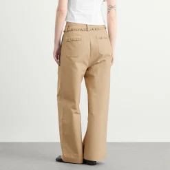My Mum Made It Pleat Cotton Trousers