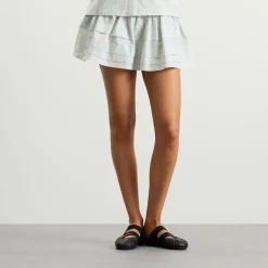 My Mum Made It Pleat Mini Skirt