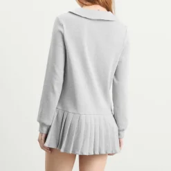 My Mum Made It Polo Mini Long Sleeve Pleat Dress
