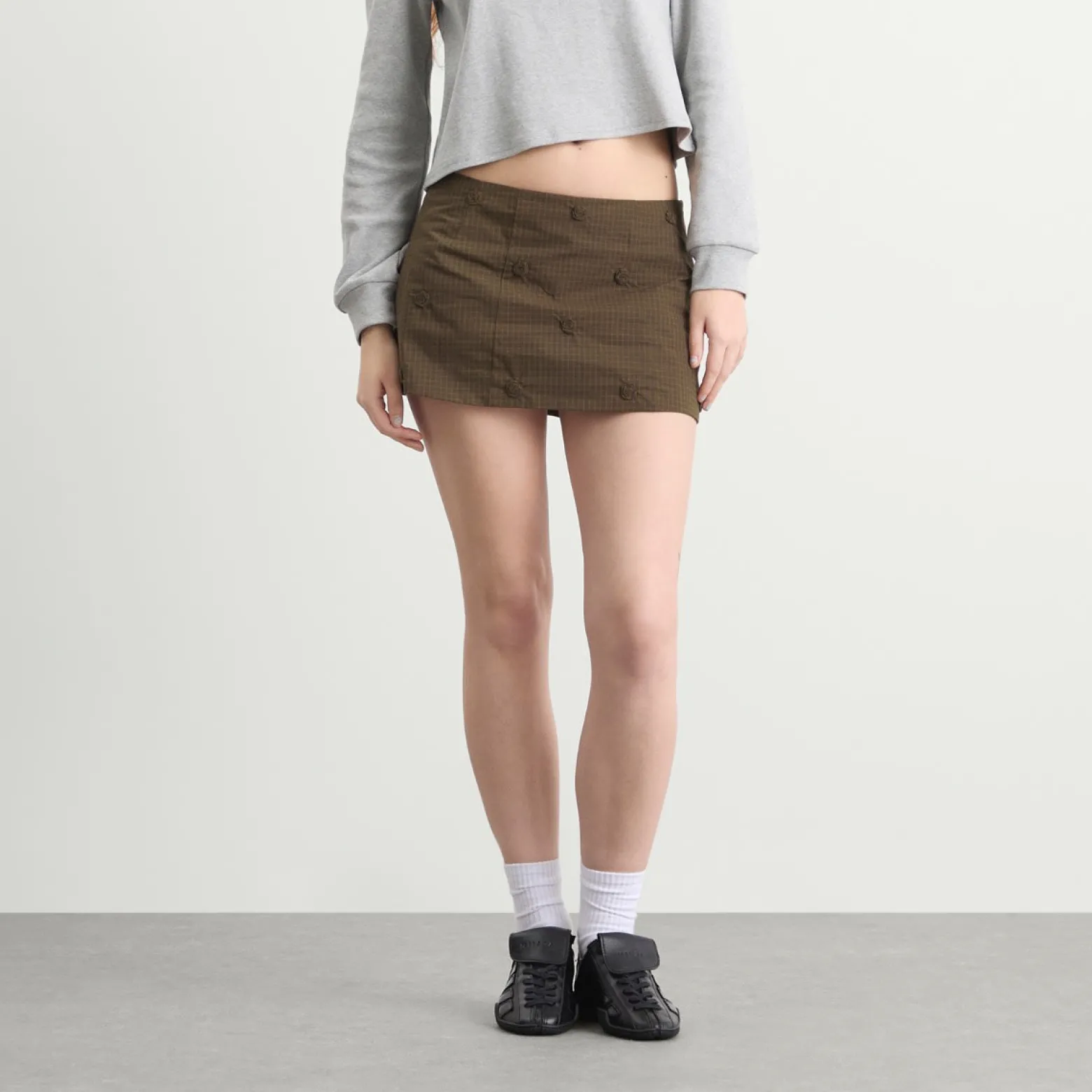 My Mum Made It Rosette Mini Skirt