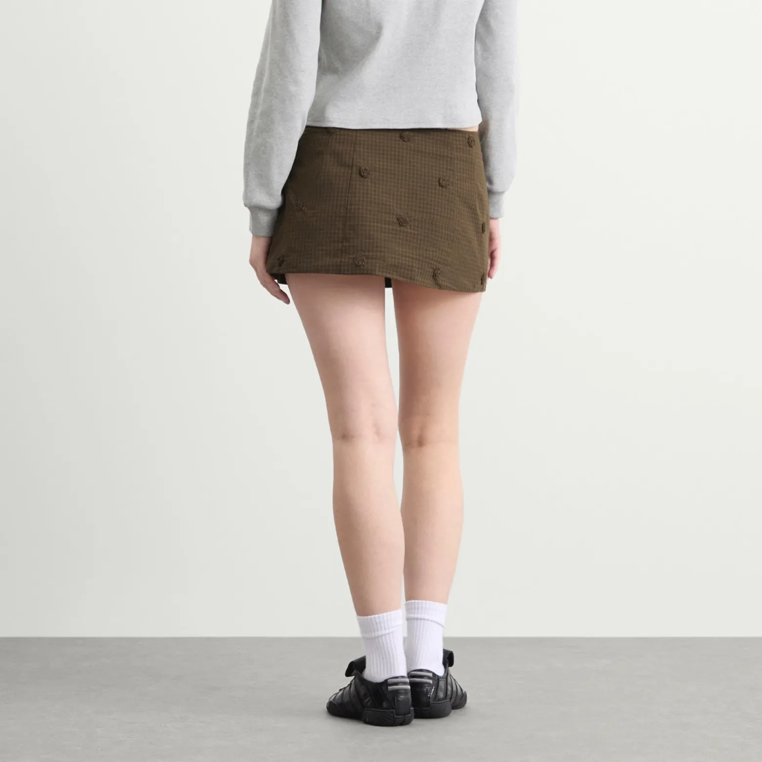 My Mum Made It Rosette Mini Skirt