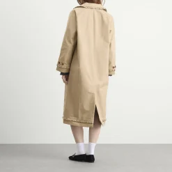 My Mum Made It Tailored Gather Trench Coat