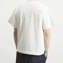 NANGA Eco Hybrid Box Logo Embroidery T-Shirt