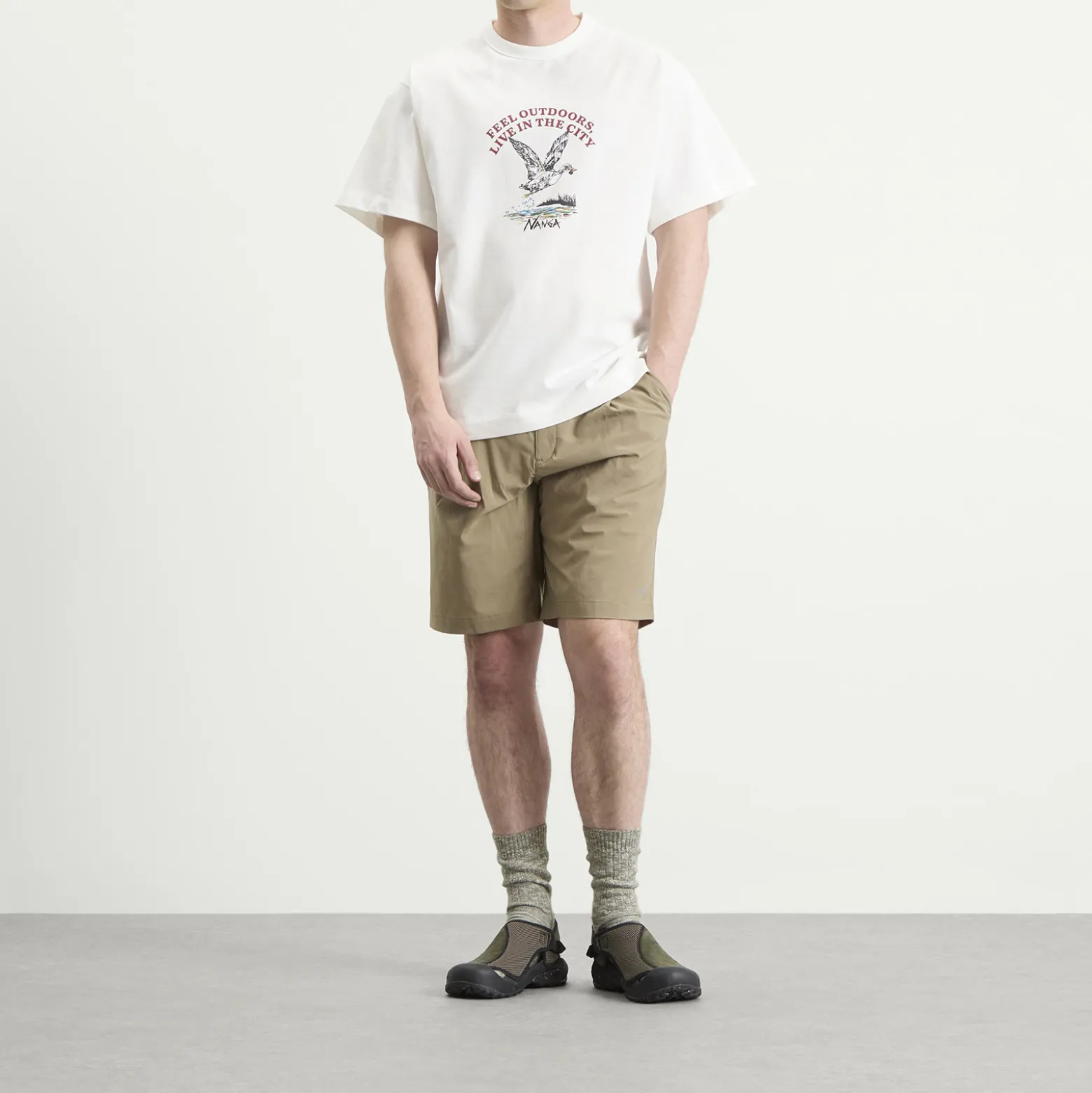 NANGA Eco Hybrid Duck Vintage T-Shirt