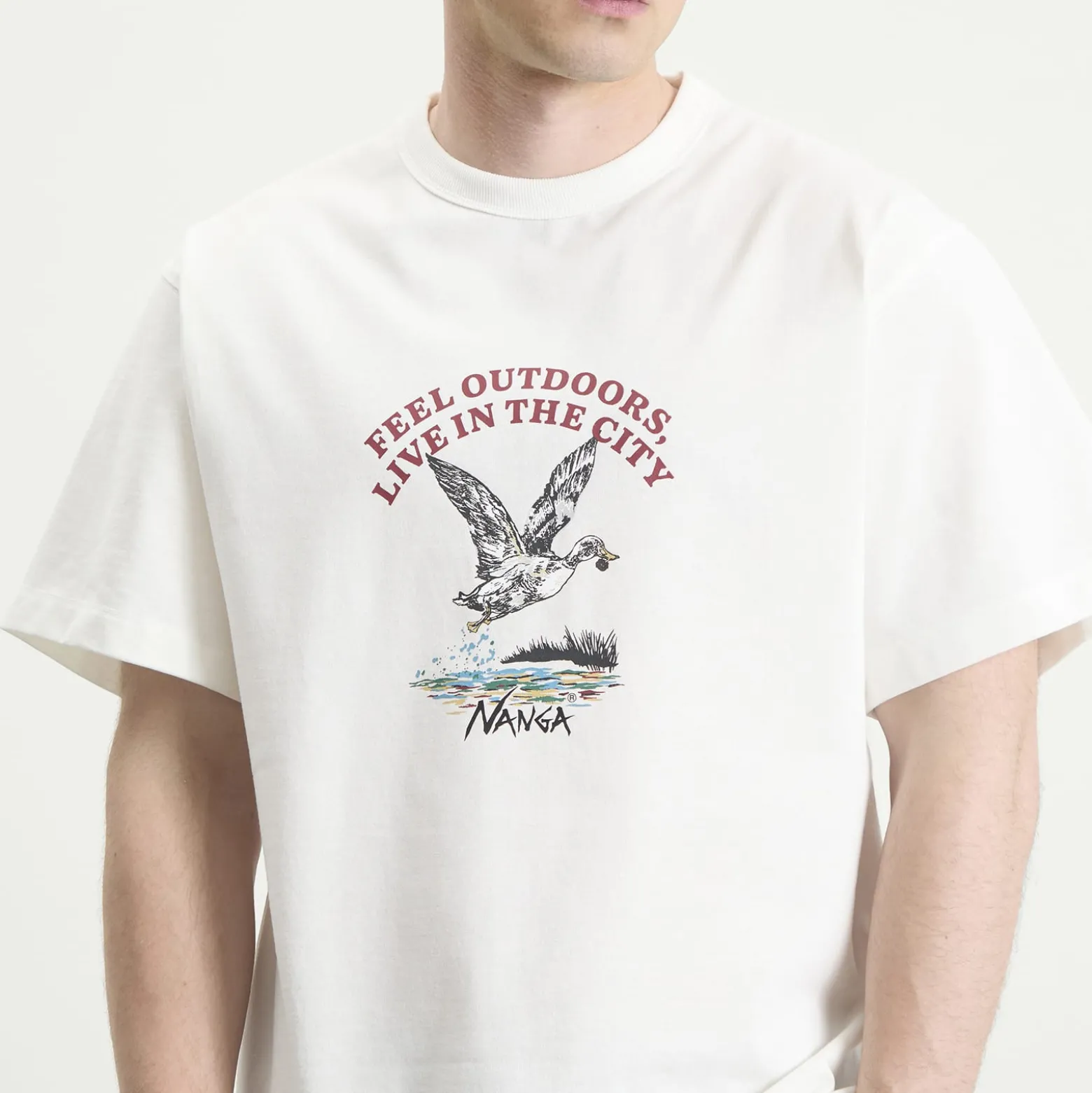 NANGA Eco Hybrid Duck Vintage T-Shirt