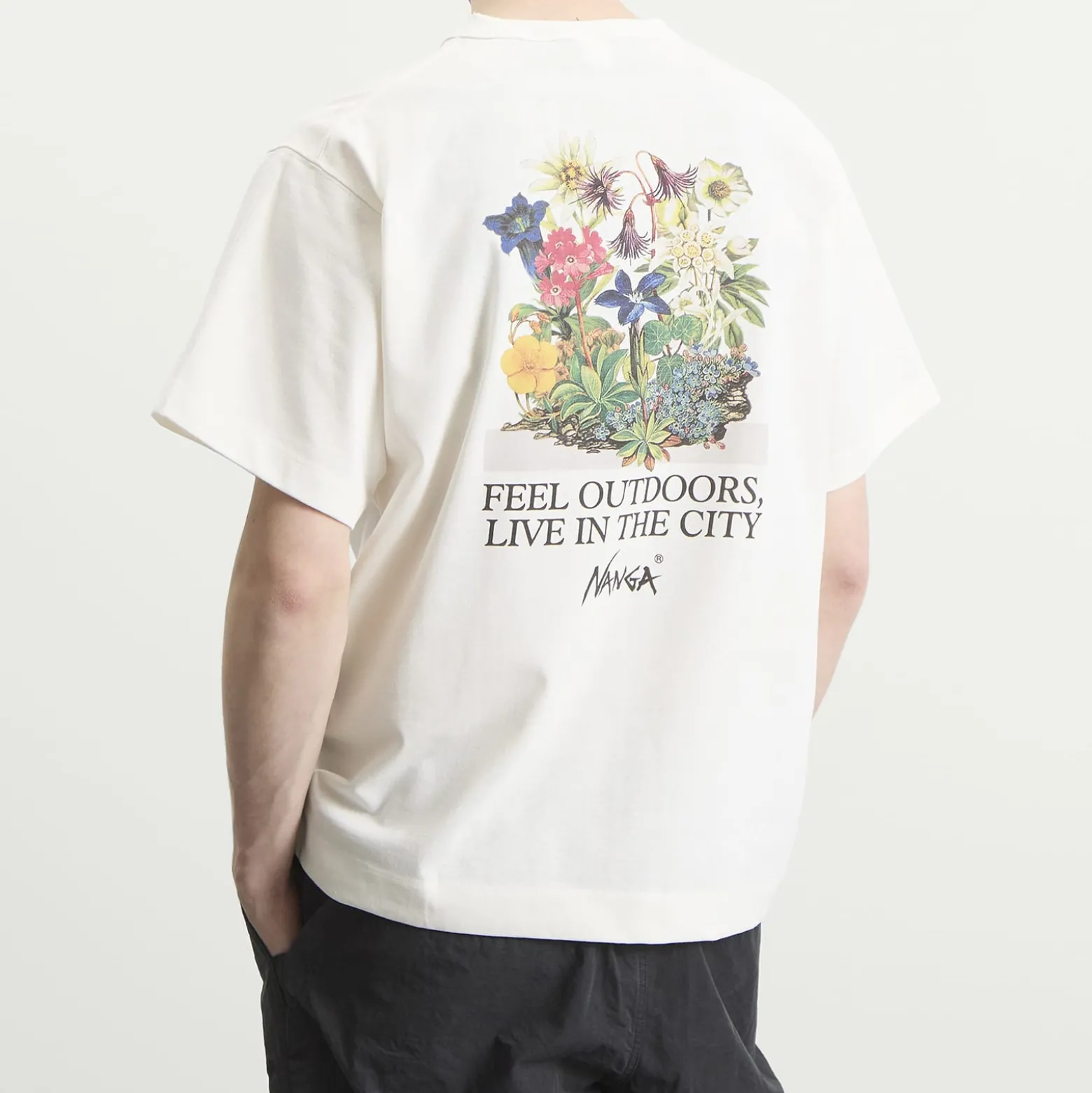 NANGA Eco Hybrid Vintage Flower T-Shirt