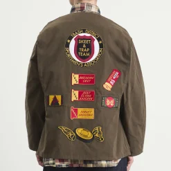 Needles Waxed Cloth Shooting Jacket